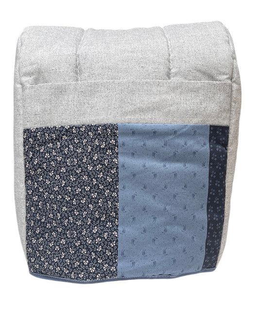 Funda gris patchwork